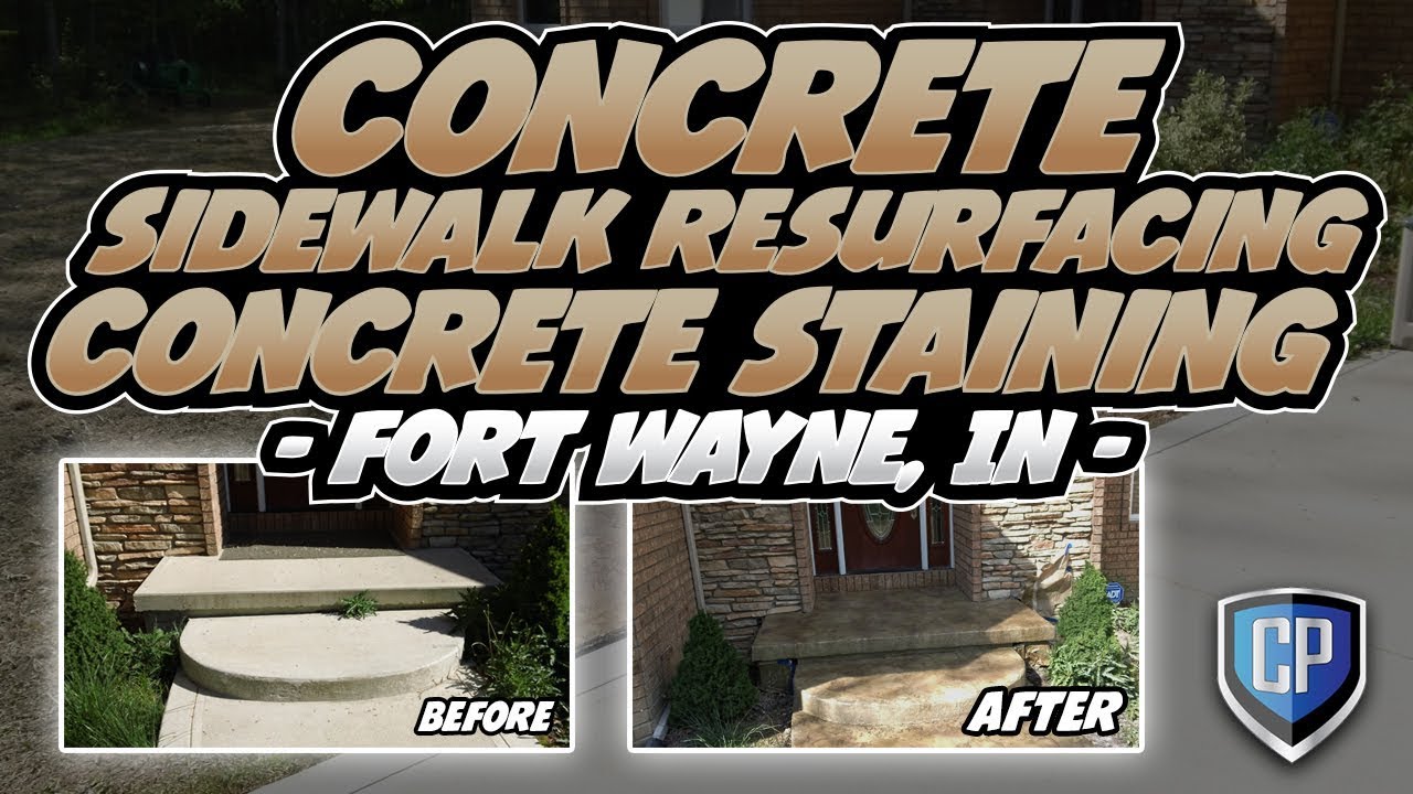 Concrete Sidewalk Resurfacing - Concrete Staining - Fort ...