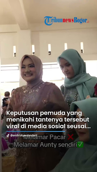 VIRAL Pemuda di Makassar Menikahi Tante Sendiri, Ternyata Ini Fakta Silsilah Keluarganya