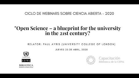 Open Science – a blueprint for the university in the 21st century