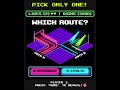 WHICH PATH WILL YOU TAKE? 🛣️⚡ #shorts #pixelart #8bit #16bit #thisorthat #arcade #game