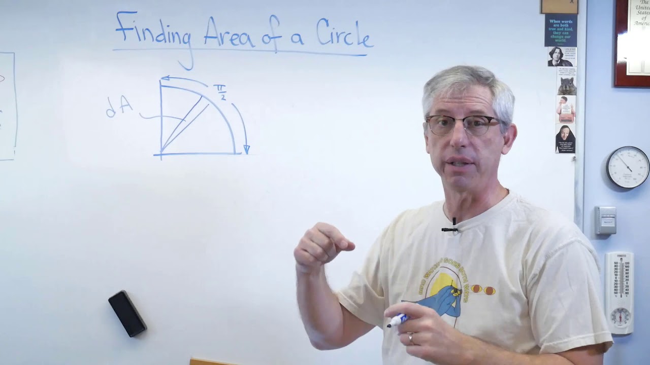 Площадь круга с использованием интегрирования — мозговые волны