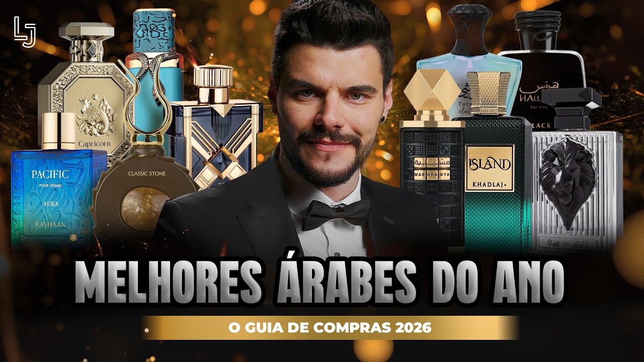 OS MELHORES PERFUMES ÁRABES MASCULINOS DO ANO! O Guia OFICIAL de COMPRAS 2026 - LISTA DEFINITIVA!