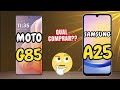 MOTO G85 5G  VS SAMSUNG A25 5G  QUAL COMPRAR ?? | COMPARATIVO  📱 @canaldwn