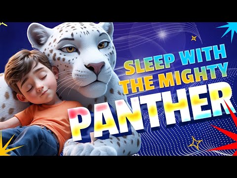 Panther Lullaby 🌙 Peaceful Jungle Sleep Song for Babies & Kids 🖤
