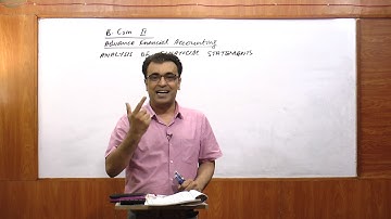 B.Com Part 2 - Advance Accounting