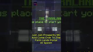 THESE ARE THE BEST FARMING QUESTS IN MINECRAFT JOIN TODAY -PROSPERITY MC