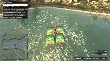 How To Put Checkpoints in Water - GTA V Online Creator Tutorial