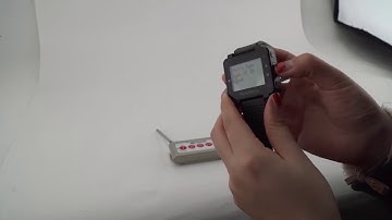 how to customize the button name of T128 watch receiver