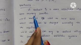Constants and variables in Telugu || C programming language 