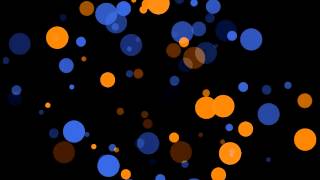 Particle system with oscillation