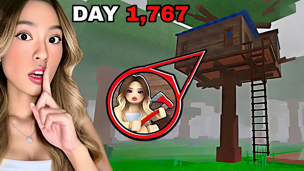 i-survived-in-a-treehouse-for-99-nights-in-the-forest-youtube