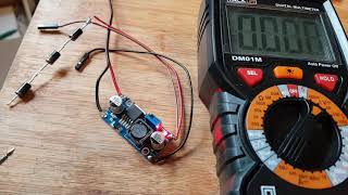 Allstar node - Buck converter LM2596 to run Raspberry pi3b  Baofeng 888. 12v/5-4 -Turn screw adjust