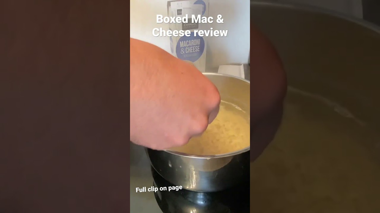 Essential Every Day brand Mac & Cheese review