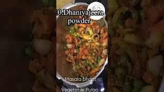 Vegetable Pulao recipe|Masala Bhaat Recipe easy dinner recipe shorts nrupaskitchen