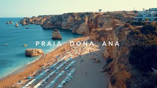 Praia Dona Ana And Praia Do Camilo Beaches, Lagos, Algarve - Portugal, Dji Mavic 4K Drone Video