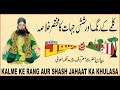 KALME KE RANG AUR SHASH JAHAAT KA MUKHTASAR KHULASA - BAYAAN BY SARKAR MAROOF PEER