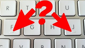 Keyboard Mein F and J Key Ke Upar Chota Sa Bump Kyun Hota Hai ?