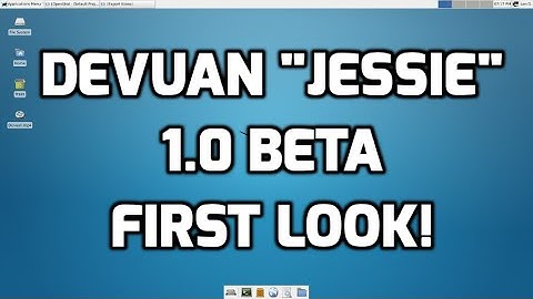 Devuan "Jessie" 1.0 Beta Release - First Look ! !
