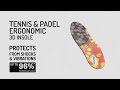 Tennis e padel eronomic 3d insole   noene