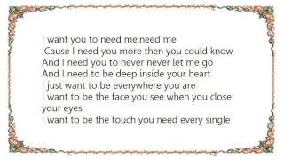 Céline Dion - I Want You to Need Me Thunderpuss Radio Mix Lyrics