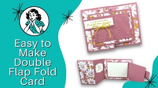 🔴 Making A Double Flap Fold Card Is Easy--Want To Join Me?