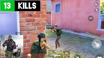 Offline Battle Royale Survival Squad Commando Mission  13 kills gameplay