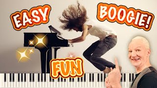 Boogie Bounce, Easy Boogie Woogie Piano in C, Tutorial