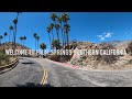 Palm springs  palm desert southern california 4k drive tour