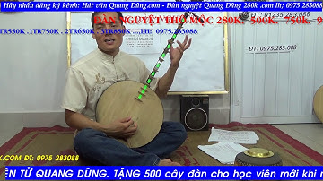 DẠY ĐÀN NGUYỆT XÁ VÀO LÀN GIÁ CÔ ĐÔI THƯỢNG  1,2 CHO NGƯỜI DỐT CỰC DỐT