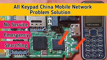 All Mobile Network Problem Solution |🔥🔥🔥 China Keypad Mobile No Service Emergency Call Problem