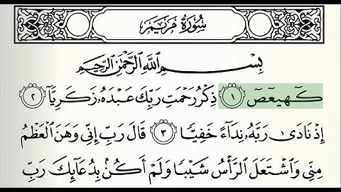 19 - Surah Maryam (read by Saud Al-Shuraim) | ١٩ - سورة مريم (القارئ الشيخ سعود الشريم)