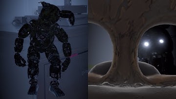 Fnaf AR Combos Part 17 | SPRINGTRAP WITH GOLDEN FREDDY CPU!