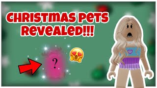 All new 2023 Christmas pets in adopt me 🤩