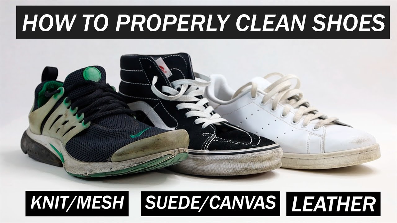 How to clean white shoes: canvas, cloth, leather and more