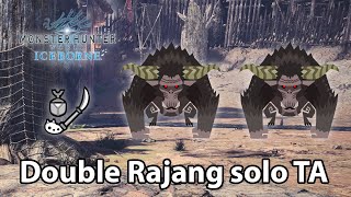 MHW:IB | Muscle Monkey Madness (x2 Rajang) solo (Insect Glaive) - 7'26 (TA rules)