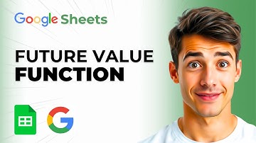 Hoe u de toekomstige waarde (FV-functie) van uw investering in Google Sheets kunt vinden (de gema...