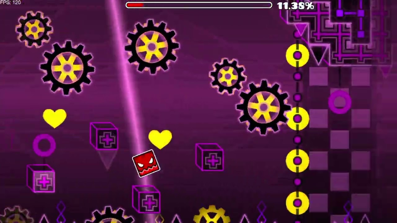(Clicks) Fairydust (Hard Demon) by mkComic - Geometry Dash
