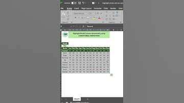 Highlight Active Cell in Excel #shorts #exceltips #vba  #exceltricks