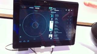 Habu mood-based music playlist app at CES 2012 screenshot 1
