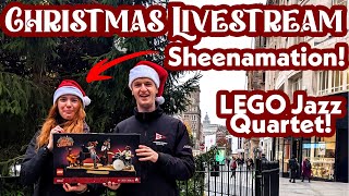 Christmas Live Stream 2022 - Building the LEGO Jazz Quartet feat. Sheenamation!