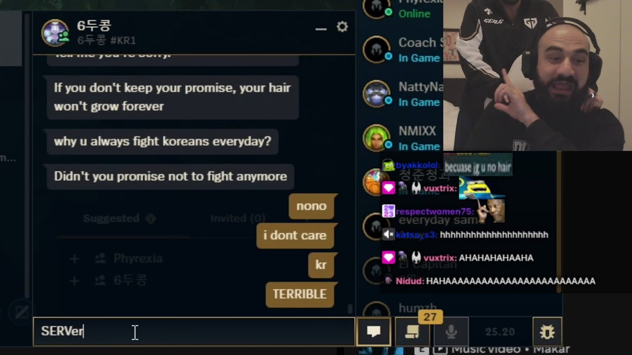 detdert almost turns racist after crashing out while playing with kr master players