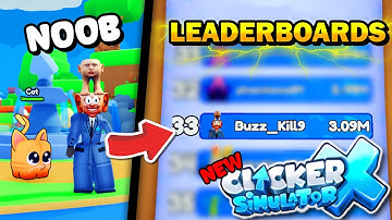 F2P Noob to LEADERBOARDS 🤩 | NEW Clicker Simulator X