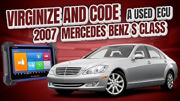 IM608 Pro | How To Virginize and Code A Used Engine Control Unit A 2007 Mercedes Benz S Class