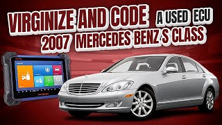 IM608 Pro | How To Virginize and Code A Used Engine Control Unit A 2007 Mercedes Benz S Class