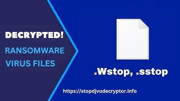 How to Remove .Wstop and .Sstop Ransomware Virus and Recover Encrypted Files | Data Recovery Tool