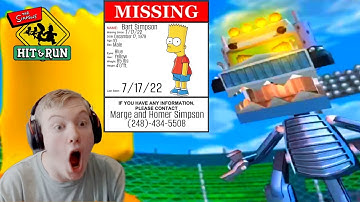 Bart Simpson Has GONE MISSING! | The Simpsons Hit & Run Part #3