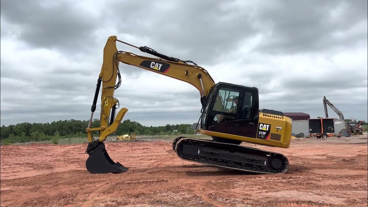 Caterpillar 313 FLGC W/ Hydraulic Thumb & Quick Attach For Sale YouTube