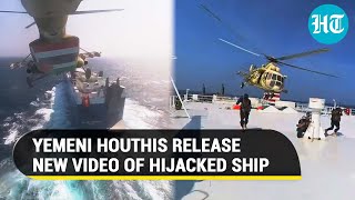 Houthis Release New Video Of Hijacked 'Israeli' Ship; Pledge More Attacks On Israel Amid Gaza War