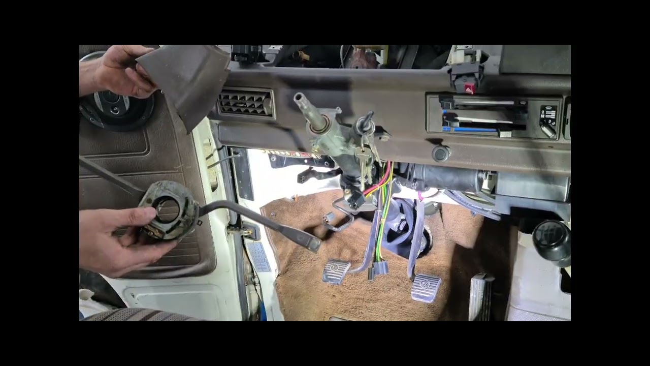 Vw t3 electric power steering (installation electric power steering for the Volkswagen Transporter3)