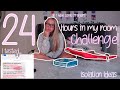 24 HOURS IN MY ROOM CHALLENGE 😱 *my covid results came back..*